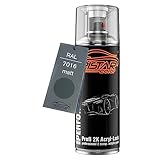 TRISTARcolor RAL 7016 Anthrazitgrau matt 2K Acryl Spraydose Sprühdose Spritzlack Sprühlack 400 ml schnelltrocknend