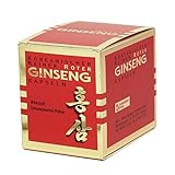 Koreanischer Reiner Roter Ginseng, 100 Wurzelpulver Kapseln, 300 mg, 6-jähriger Panax Ginseng, 1800 mg je Tagesdosis