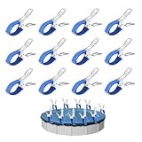 12 Stück Klammern Metall für Poolabdeckung,...