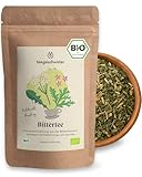 BIO Bittertee | Loser Kräutertee mit Bitterstoffen | Mit Löwenzahn, Wermut, Schafgarbe und weiteren Bitterkräutern | 100g | teegeschwister