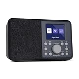 MangoKit MD3 DAB/DAB+ und UKW Tragbares Digitalradio, Bluetooth-Lautsprecher, Kopfhörer, 40 voreingestellte Sender, Wecker und Uhr, Snooze-Timer, Farbdisplay, Batterien und Netzbetrieb (Dunkelgrau)