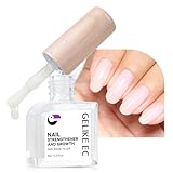 Gelike ec Nagelhärter Wachstums Nagel Rillenfüller: Reparatur für Dünne Beschädigte und Brüchige Nägel Rillenfüller White