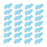 Tofficu 100 Stück Handabdeckung Einmalhandschuhe Wegwerfbar Arbeitshandschuhe Reinigen Schutzhandschuhe Einweg Funktionieren Psa- Blau