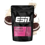 ESN Premium Designer Whey Protein Pulver, Cookies and Cream, 1 kg, bis zu 23 g Protein pro Portion, ideal zum Muskelaufbau und -erhalt - made in Germany