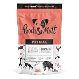 Pooch & Mutt - Getreidefreies Primal Hundetrockenfutter mit hohem Proteingehalt, Wildschwein-Geschmack, 1,5 kg