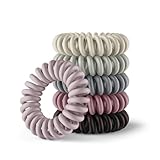 IMPERIO Spiral Haargummi - Premium Haargummis für Damen & Mädchen - Vermeide Haarbruch, Spliss & Verknotungen - Hochwertige & schonende Zopfgummis in verschiedenen Farben (Multicolor Klein)