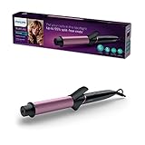 Philips StyleCare BHB868/00 Styling-Werkzeug, warm, schwarz, lila, 1,8 m, Lockenstab (Lockenstab, warm, 130 °C, 200 °C, 60 s, Schwarz, Violett)