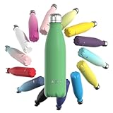 Trinkflasche Isoliert Edelstahl 500 ml, WATERSY Thermoskanne...