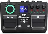 Sheeran Looper+ Dual Track Pedal für Gitarre, Bass, Keyboard, Vocals und mehr, mit 128 Loops Speicher, 4 Looping Modi, LED-Display und Audiointerface
