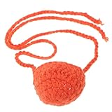 Healeved Handgefertigte Woll Nasenmaske Orange Atmungsaktive Nasenabdeckung Für Kalte Tage Unisex Design Idealer Nasenwärmer Perfekt Für Drinnen Und Draußen