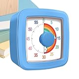 Visueller Timer für Klassenzimmer | 60 Minuten Timer für mechanische Stoppuhr, Klassenzimmer, Zeitmanagement, pädagogisches Werkzeug, Büro, Meetings, Lesen, Haus, Küche, Prüfung
