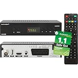 [ Test SEHR GUT, Note 1.1 *] Zehnder HX 2100 Full HD Kabel Receiver mit PVR Aufnahmefunktion, DVB-C Receiver für Kabelfernsehen Kabelanschluss, DVBC Kabelreceiver für TV Radio Fernsehen, SCART USB