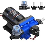 LumaBrite Wasserpumpe 12V Druckwasserpumpe, 6.0 GPM 70 PSI