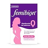 Femibion 0 - Vitamin- und Folsäure-Komplex für Schwangerschaft - 28 Kapseln - mit DHA und Metafolin - Ernährungsunterstützung für Mama und Baby (Packung mit 1 Stück)