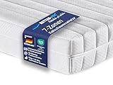 Betten-ABC - Matratze (KSP-500) - 90x200 cm - Wendematratze mit 2 Härtegraden (H2/H3) - 7-Zonen Matratze aus Hybridschaum - Hypoallergen & Antibakteriell - Oeko-TEX® Zertifiziert - Paketlieferung