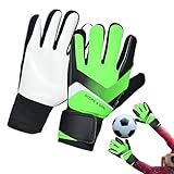 Hochleistungs-Latex-Fußball-Fäustlinge - Hochleistungs-Latex, atmungsaktive rutschfeste Torwarthandschuhe | Für Erwachsene, Kinder, Frauen, Männer, Sportler, Fußballwettbewerb, starke Griffe, Training