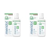 meridol Mundspülung Zahnfleischschutz & Frischer Atem 400ml - antibakterieller Effekt für gesunde Zähne & Zahnfleisch, 12h frischer Atem, ohne Alkohol (Packung mit 2)