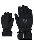 Ziener Kinder LAGO GTX Glove junior Ski-Handschuhe/Wintersport | Wasserdicht, Atmungsaktiv, Black, 6, Schwarz