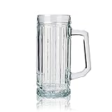 Stölzle Oberglas Bierkrug Gambrinus / 6er Set Bierkrüge 0,3 Liter/Stabiler Bier Krug/Biergläser 0,3 Liter aus Soda Lime Glas/Bierseidel 0,3l Spülmaschinengeeignet