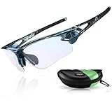 LEGERY Fahrradbrille Sportbrille Selbsttönend Photochromatisch Sonnebrille Fahrrad Brille für Damen und Herren UV400 Schutz TR90 Rahmen für Sport Radfahren Angeln