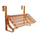 Decket Laufrost für Dach & Schornstein, Komplettset Typ D mit Dachtritt, Haltern, Befestigungen & Befestigungsschrauben, Trittfläche zur Bewegung auf dem Dach, Laufgitter, 40 cm Länge, Ziegelrot