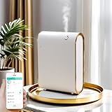 Aroma Diffuser Maschine, 350ml Wasserloser Elektrischer Duftdiffusor mit Fernbedienung, Wandmontage für Zuhause, Hotel, Büro, Geschäft, Spa