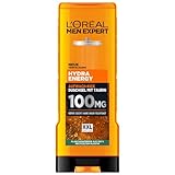 L'Oréal Paris Men Expert XXL Duschgel und Shampoo für Männer, Zur Reinigung von Körper, Haar und Gesicht, Herren Duschbad mit Taurin, Hydra Energy, 1 x 400 ml