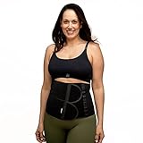 BABYGO® Rückbildungsgürtel Kaiserschnittfreundlich | Bauchbandage Nach der Geburt für Damen | Rektusdiastase Gürtel | Schwarz M