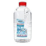 VENTON Destilliertes Wasser 2L I Entsalztes - Entionisiertes - Demineralisiertes Wasser nach VDE 0510 I Dest. Wasser für Haushalt, Freizeit, Auto & Labor I Reines Wasser I Laborwasser