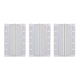 ELEGOO 3X 400 Pin Breadboard Brotschneidebrett Elektronik Steckbrett Experimentierboard 4 Stromschienen für Arduino Jumper Kabel