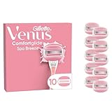 Gillette Venus ComfortGlide Spa Breeze Damenrasierklingen, 10 Ersatzklingen für Damenrasierer