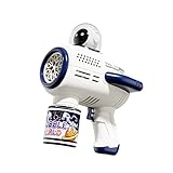 NESKTS Weltraum-Astronauten-Seifenblasenmaschine, Seifenblasenpistole für Kinder, Blasenblasen für den Innen- und Außenbereich