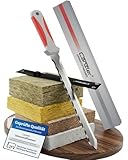 Canzler Dämmstoffmesser 28 cm - Präzise Edelstahlklinge mit Schutzetui | Ideal für Schneiden von Steinwolle, Glaswolle, Styropor, Dämmwolle etc. | Dämmstoffschneider