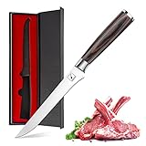 imarku 17cm Ausbeinmesser-Profi Filetiermesser Fisch und Küchenmesser aus Deutschem Hochleistungs-Edelstahl mit Ultrascharfer, Flexibler Klinge und Ergonomischem Pakkaholz-Griff—Vatertagsgeschenk