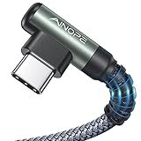 AINOPE 2 Stück Ladekabel USB C, [2M+2M] USB C Kabel, 3.1A Ladekabel Samsung Schnellladekabel, Nylon für Galaxy S22 S21 S20 S10 S9 S8 Plus, Note 10/9/8, A3 A5 A7, LG V30/V20/G5/G6, Huawei P30 P20 P10