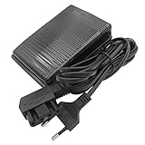 CKPSMS-Marke - #325.213.14 + 329.164.04 220V FUSSBEDIENPEDAL + KABEL PASSFORM FÜR Bernina Nähmaschine 830.831.800 RUNDER TYP