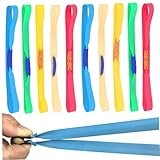 Ligeinsrk Frameless Slingsshot Armband 10 Stcs Flat Elastic Slingsshot Ersatzbänder tragbarer Schneidbänder mit Mikrofaserbeutel Stille Gummischleuder -Schussschlauch zum Jagd, zufällig gefärbt