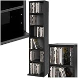 tectake® CD Regal für bis zu 102 CDs - Aufbewahrung für...