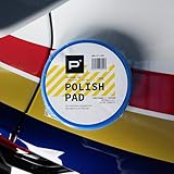 P4 CARE Polish Pad One – Polierschwamm Auto, Geeignet für Exzenterpolierer, Medium-Härte für universellen Einsatz, Polierpad, Scrub Pad Auto, Politur Schwamm
