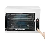 MINRS UV Sterilisator 10L großer Sterilisator für Nagelwerkzeuge multifunktionale Nagelreiniger Sterilisator mit Timer-Einstellung und LED-Bildschirm für Friseursalon, Spa, Nagelstudio 6W 220V