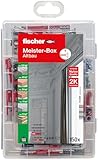 fischer Meister-Box Altbau, 150-teiliges Dübel- und Schraubenset, 6-8 mm Durchmesser, 30-65 mm Länge, für Heimwerker und Profis, Universaldübel DuoPower, optimal für Wände und Untergründe im Altbau