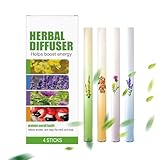 Lungenreinigungs-Inhalator – 4 Stück Stick-Diffusor, Atempflege, Luftreiniger, Aromatherapie, tragbares Gerät für Zuhause, Arbeitsplatz, Reisen, Camping, Schlafzimmer, Urlaub, Hotel