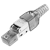 LIFKICH Ethernet Kabelmodularstecker Cat Werkzeugfreier für Desktop Laptop und Router Schnelle Installation und Zuverlässige Netzwerkkonnektivität