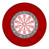 Kuxiptin Dartscheibe Surround Ring, Dartscheibe mit Surround Set, EVA Dartboard Surround Wandschutz, Dartscheibe Surround EVA Jigsaw Ring Design, Dartscheibe Wandschutz