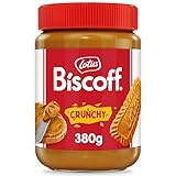 Lotus Biscoff | Süßer Brotaufstrich | Knusprig | Karamellisierter Keksgeschmack | Vegan | Nussfrei | Kein Zusatz von Aromen oder Farbstoffen | PET Glas | 380g