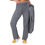 Fleecehose Damen Pyjama - Freizeithose Damen Baumwolle - Strümpfe Fleece Strumpfhose Winterhose Elegant Yogahosen Für Lang Haremshose Baumwolle Winter Softshellhose Große Größen Thermostrumpfhose