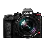 Panasonic LUMIX S1II Vollformat Kamera, 4K 120p, 5.1K 60p Open Gate Video, 24MP, Active I.S, 4:2:2 10-bit Aufnahme, L-Mount, DC-S1M2ME, 24-105mm Objektiv F4