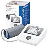 Beurer BM 27 Oberarm-Blutdruckmessgerät mit Manschettensitzkontrolle, klinisch validiert, Manschette für 22-42 cm, Risikoindikator, Arrhythmie-Erkennung, Datenübertragung zu Apple Health und co.