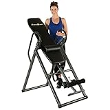 Fitness Reality 690XL Inversionstisch klappbar, Schwerkrafttrainer mit Rückenkissen, Verstellbarer Rückentrainer für vertikale Inversion bis 180 Grad