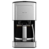 Cecotec Kaffeemaschine Coffee 56 Heat, 800W, Programmieren Sie Ihren Kaffee, Edelstahl, LCD-Bildschirm, Tropfenschutz, Fassungsvermögen 1,3L, 12 Tassen, Automatische Abschaltung, Tank mit Fenster